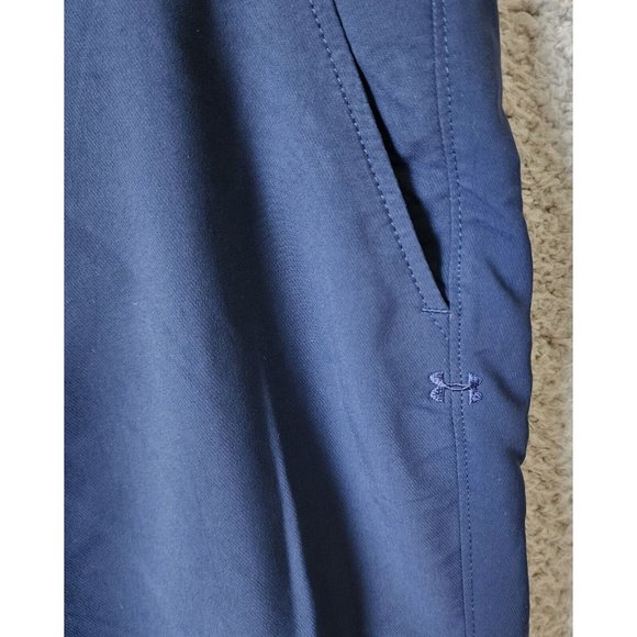 Under Armour Navy Blue Match Play Golf Stretch Straight Leg Pants Size 34 x 30 - Picture 7 of 16